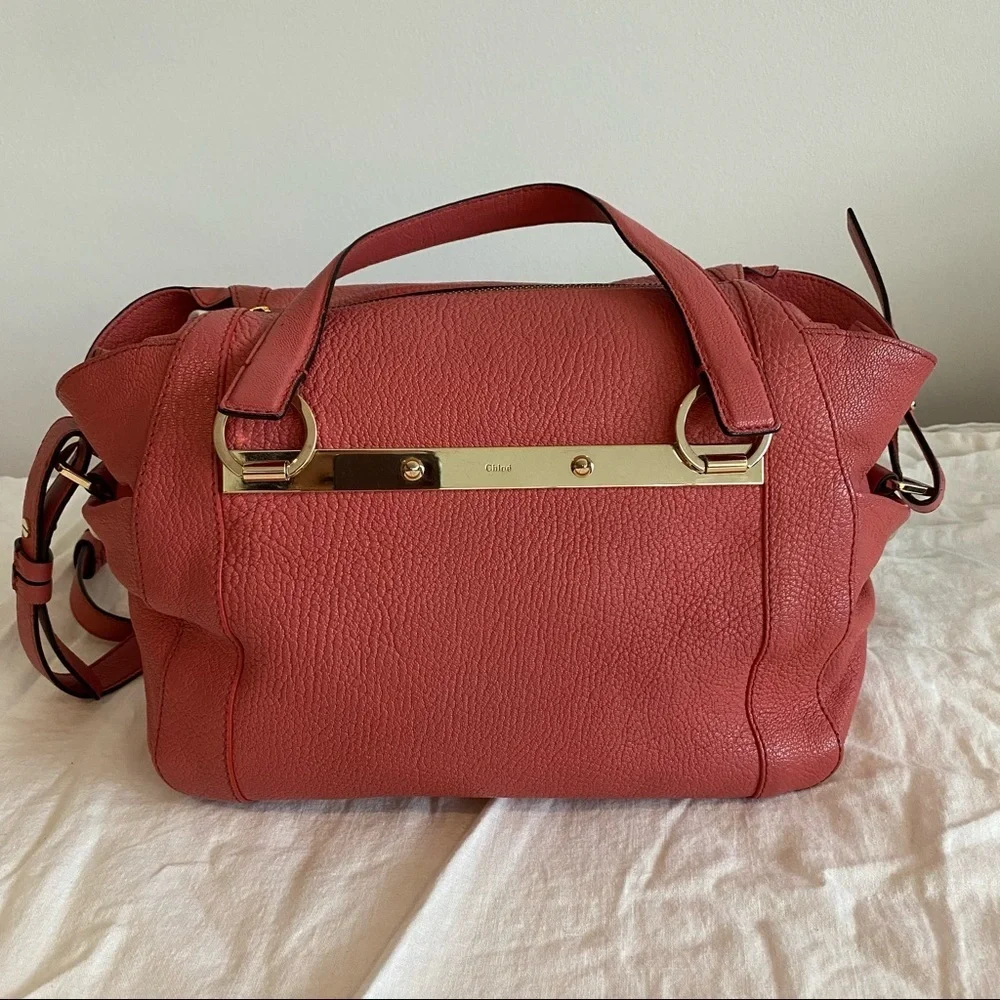 Chloe Calfskin Bridget Shoulder Bag - Picture 2 of 15